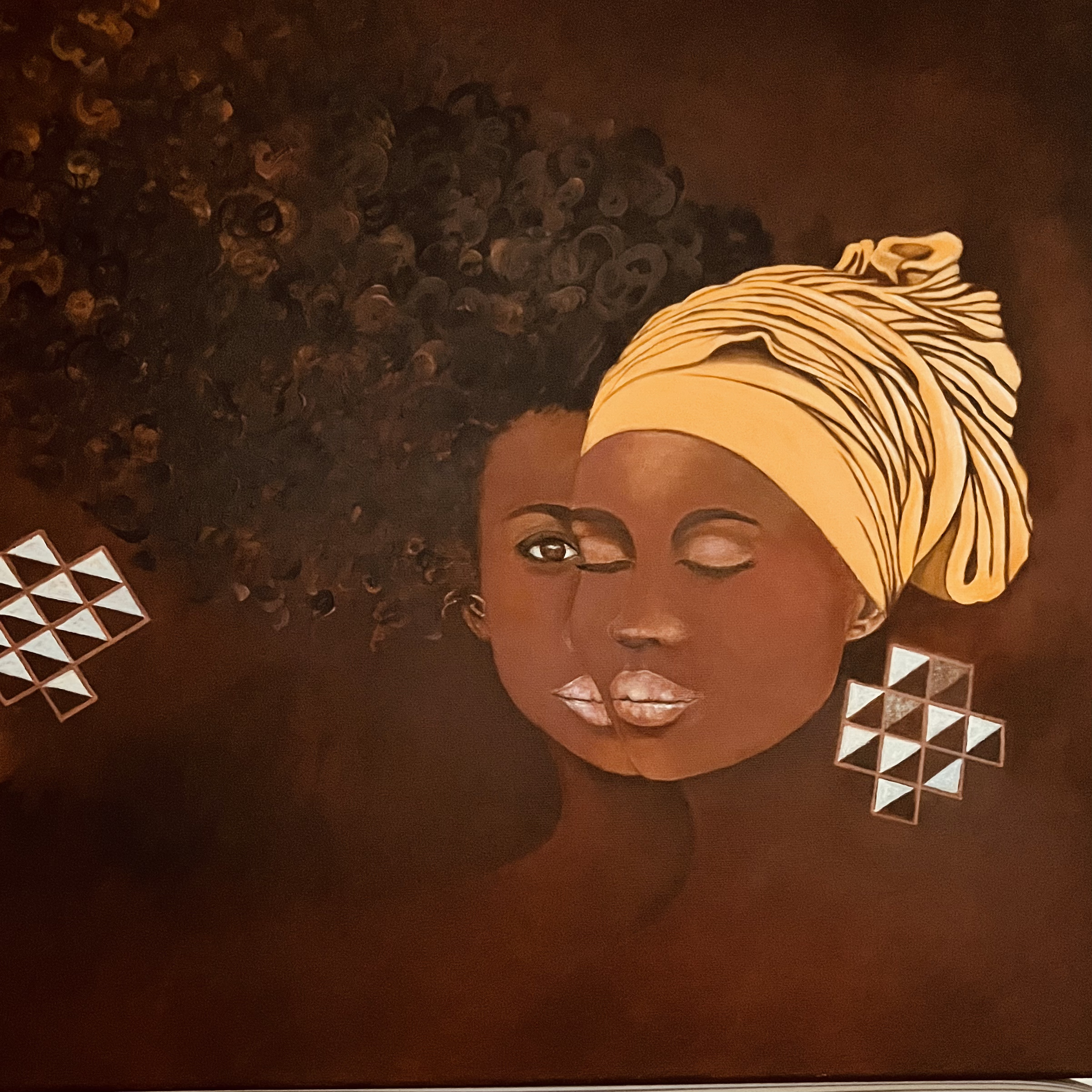 Akryl på lærred 60 x 60 uden titel